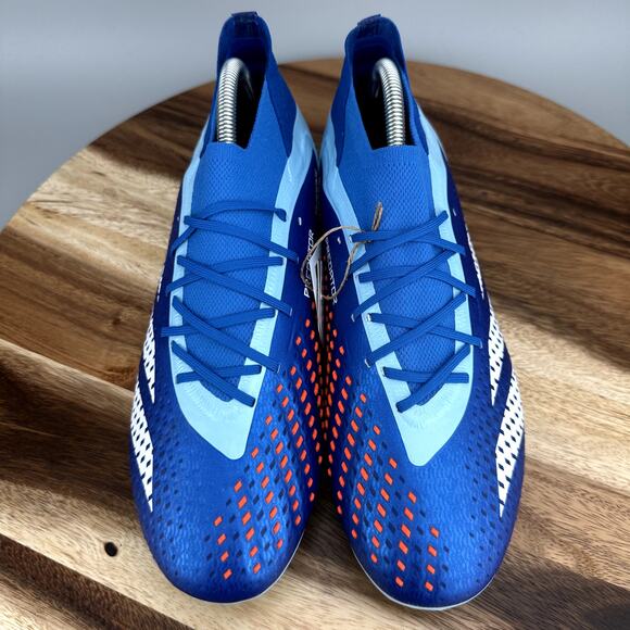 Adidas Predator Accuracy.1 FG Soccer Cleats Men’s Size 10.5 GZ0038 Royal Blue - Picture 2 of 9